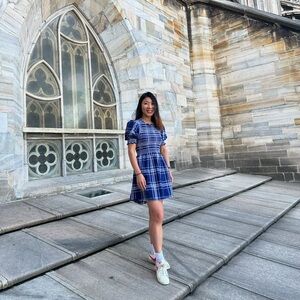 Hill House Blue Plaid Dress